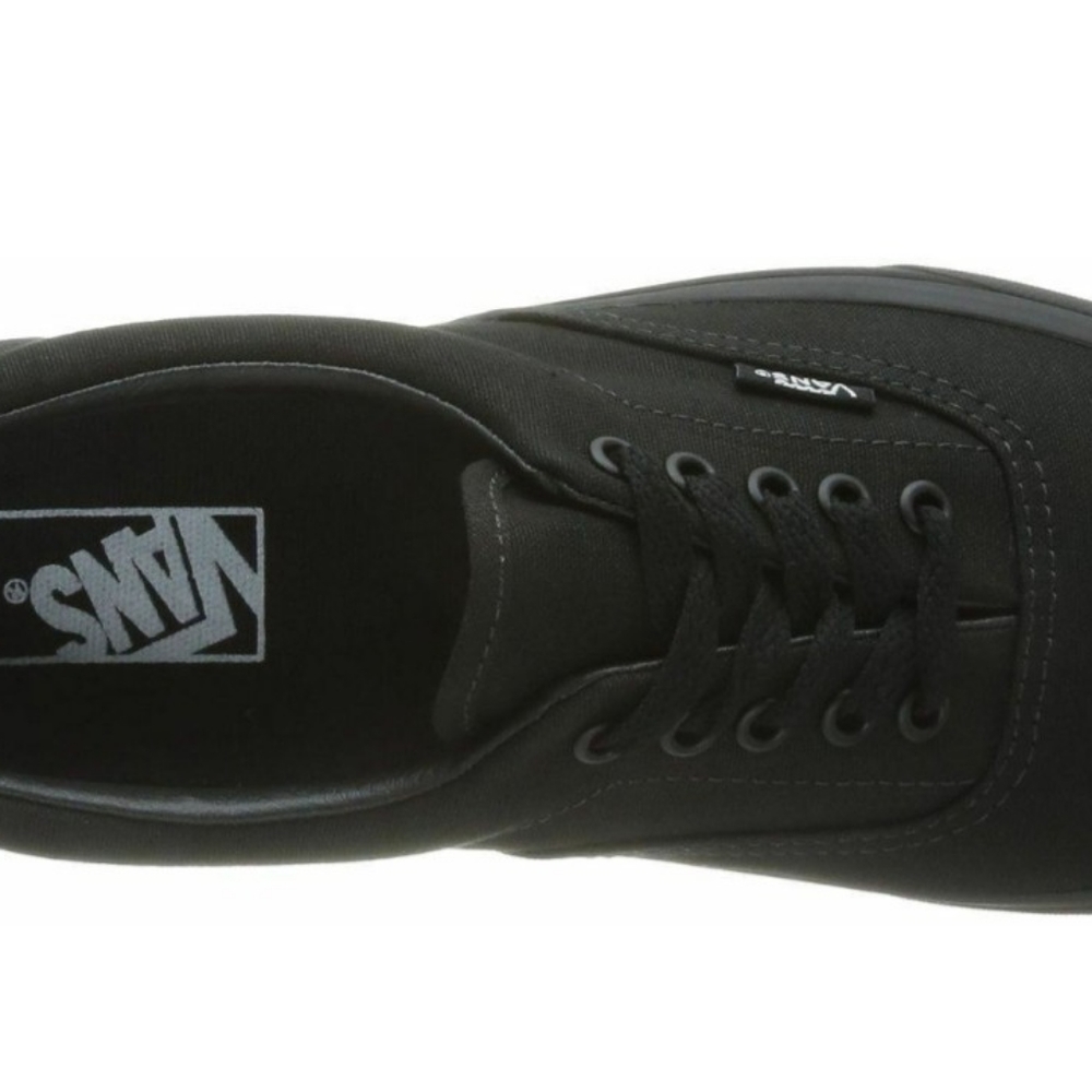 NWOB.. WOMENS VANS U ERA BLACK CANVAS SNEAKERS 9.5 - Picture 4 of 6